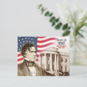Franklin Pierce - 14. Präsident der USA Postkarte (Stehend Vorderseite)