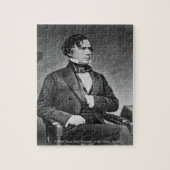 Franklin Pierce 14. Präsident von Amerika. Puzzle (Vertikal)