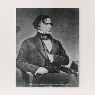 Franklin Pierce 14. Präsident von Amerika. Puzzle
