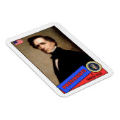 Franklin Pierce Baseball Card Magnet (Rechte Seite)
