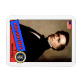 Franklin Pierce Baseball Card Magnet (Horizontal)