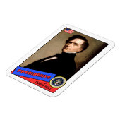 Franklin Pierce Baseball Card Magnet (Linke Seite)