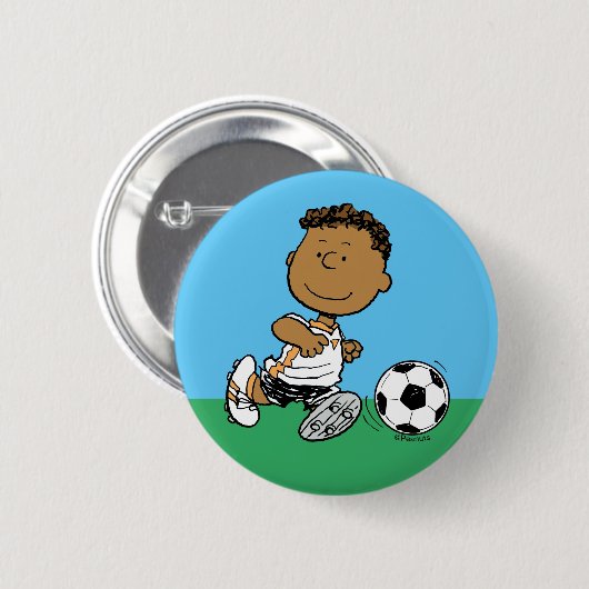 Franklin Playing Soccer Button (Vorne & Hinten)