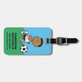 Franklin Playing Soccer Gepäckanhänger (Vorderseite horizontal)