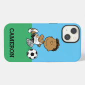 Franklin Playing Soccer iPhone Hülle (Rückseite (Horizontal))