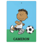 Franklin Playing Soccer Klemmbrett (Rückseite)