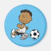 Franklin Playing Soccer Magnet (Vorne)