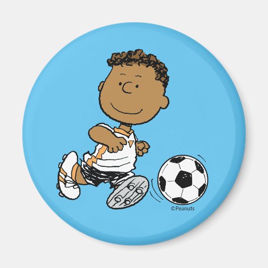 Franklin Playing Soccer Magnet (Vorne)
