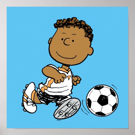 Franklin Playing Soccer Poster (Vorne)