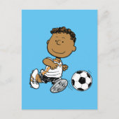 Franklin Playing Soccer Postkarte (Vorderseite)