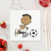 Franklin Playing Soccer Serviette (Beispiel)