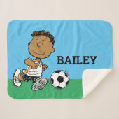 Franklin Playing Soccer Sherpadecke (Vorderseite (Horizontal))