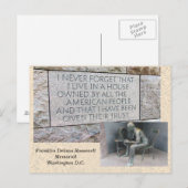 Franklin Roosevelt Memorial - Postkarte (Vorne/Hinten)