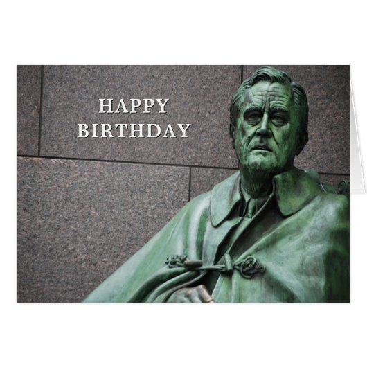 Franklin Roosevelt Statue am FDR-Gedenkmal (Vorderseite (Horizontal))