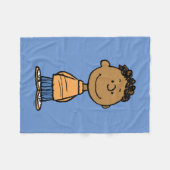 Franklin Smiling Fleecedecke (Vorderseite (Horizontal))