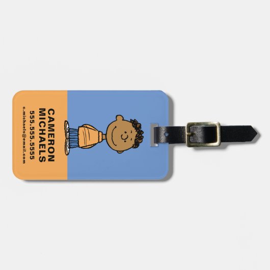 Franklin Smiling Gepäckanhänger (Vorderseite horizontal)