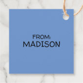 Franklin Smiling Geschenkanhänger (Rückseite)