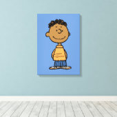 Franklin Smiling Leinwanddruck (Insitu (Holzboden))