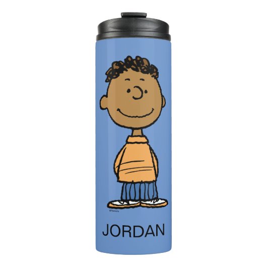 Franklin Smiling | Name hinzufügen Thermosbecher (Vorderseite)