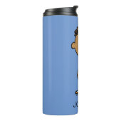 Franklin Smiling | Name hinzufügen Thermosbecher (Nach links gedreht)