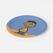 Franklin Smiling Pappteller (Schrägansicht)