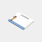 Franklin Smiling Post-it Klebezettel (angewinkelt)