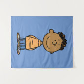 Franklin Smiling Wandteppich (Vorderseite (Horizontal))