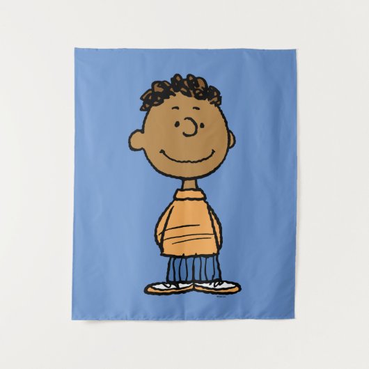 Franklin Smiling Wandteppich (Vorderseite)