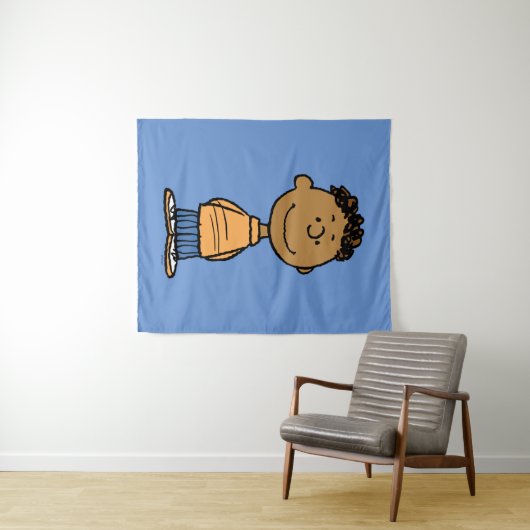 Franklin Smiling Wandteppich (Beispiel (Horizontal))