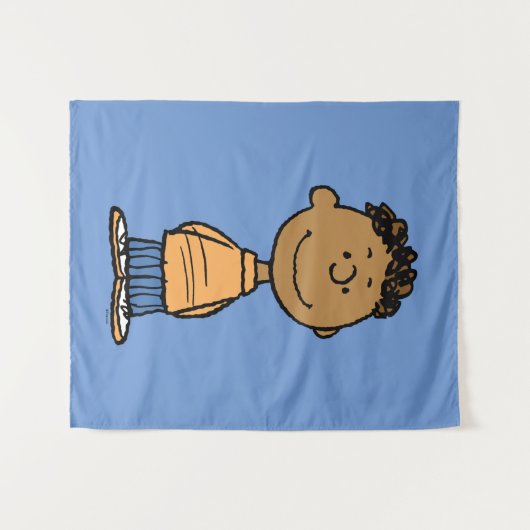 Franklin Smiling Wandteppich (Vorderseite (Horizontal))