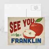Franklin Tennessee Apple - Vintage Travel Postkarte (Vorne/Hinten)