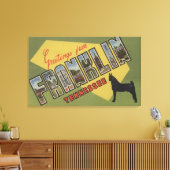 Franklin, Tennessee - Große Buchstabenszenen Leinwanddruck (Insitu (Wohnzimmer))