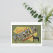Franklin, Tennessee - Große Buchstabenszenen Postkarte (Stehend Vorderseite)
