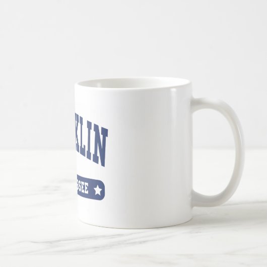 Franklin Tennessee Uni Style T-Shirts Kaffeetasse (Rechts)