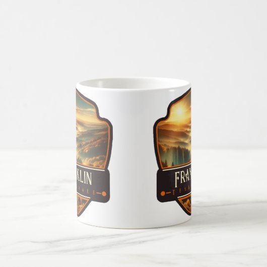 Franklin, Tennessee | VINTAG Kaffeetasse (Mittel)