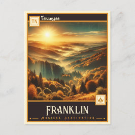 Franklin, Tennessee | VINTAG Postkarte