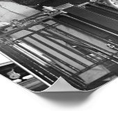 Franklin und Eleanor Roosevelt auf dem Zug mit Ang Poster (Ecke)