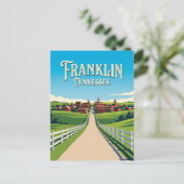 Franklin USA Postkarte (Stehend Vorderseite)