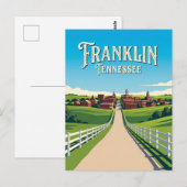 Franklin USA Postkarte (Vorne/Hinten)