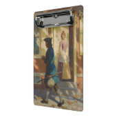 Franklins Ankunft in Philadelphia durch N. C. Wyet Mini Klemmbrett (Gewinkelt2)