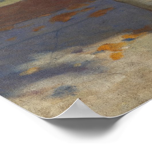 Franklins Ankunft in Philadelphia durch N. C. Wyet Poster (Ecke)