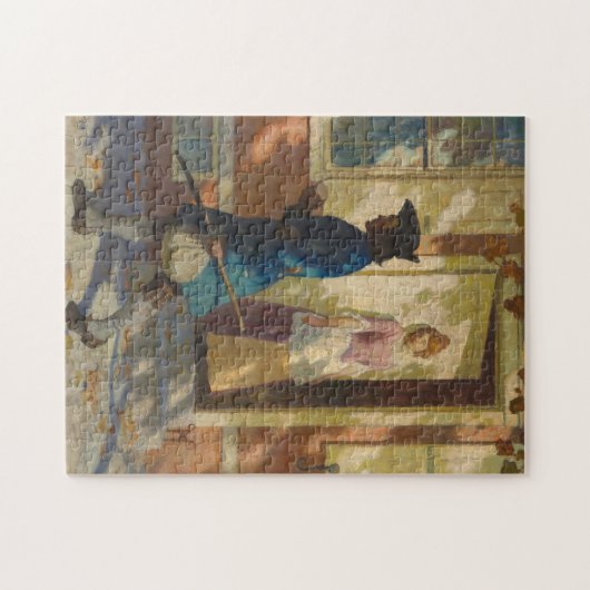 Franklins Ankunft in Philadelphia durch N. C. Wyet Puzzle (Horizontal)