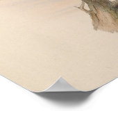 Franklins Bartvogel von John Gould Druck Poster (Ecke)