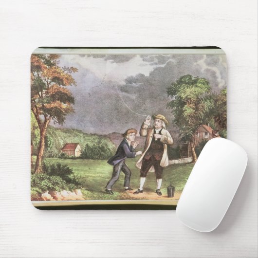 Franklins Experiment im Strom Mousepad (Mit Mouse)