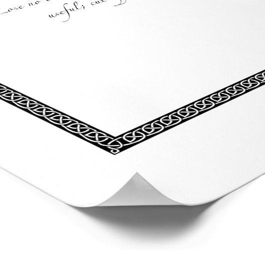 Franklins Rat Poster (Ecke)