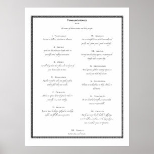 Franklins Rat Poster