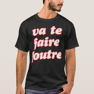 Frankophile French Swearing Design T-Shirt