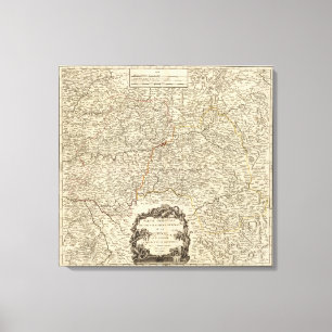 Frankreich 11 leinwanddruck