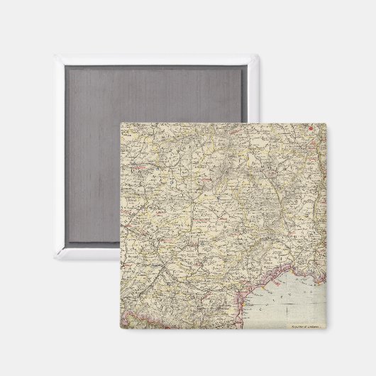 Frankreich 12 magnet (Vorderseite/Rückseite)