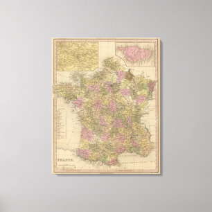 Frankreich 14 leinwanddruck